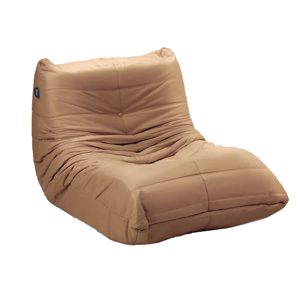 NNEED Floor Sofa Lazy Couch Brown Polyester NNEED