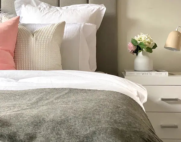 NNEDSZ Throw - 100% NZ Wool -  Grey NNEDSZ